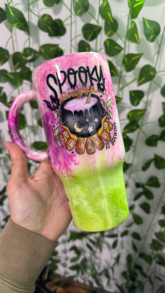 Spooky Season is Brewing 24oz Tumbler RTS
