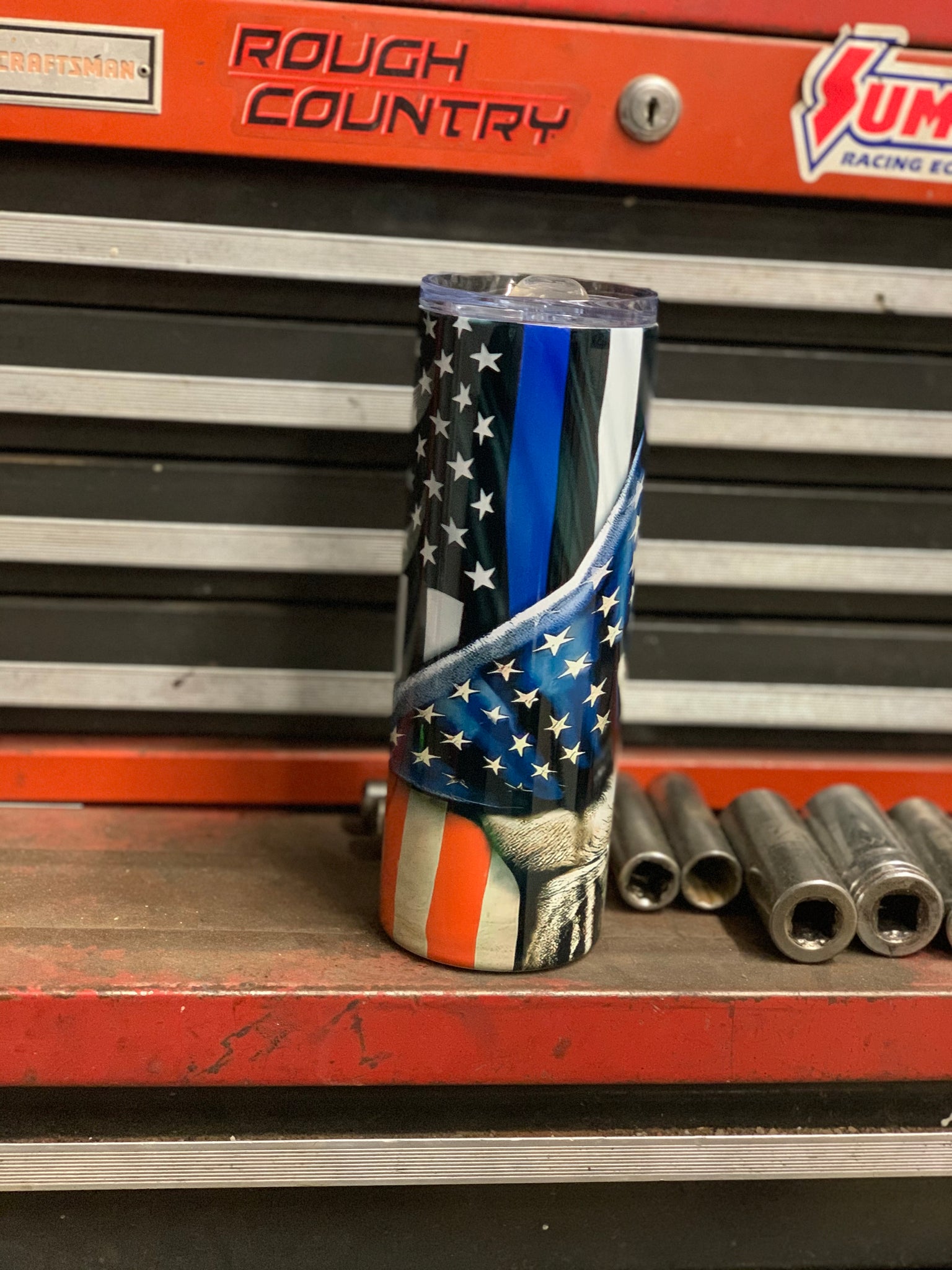 Blue Line Flag 20oz Tumbler