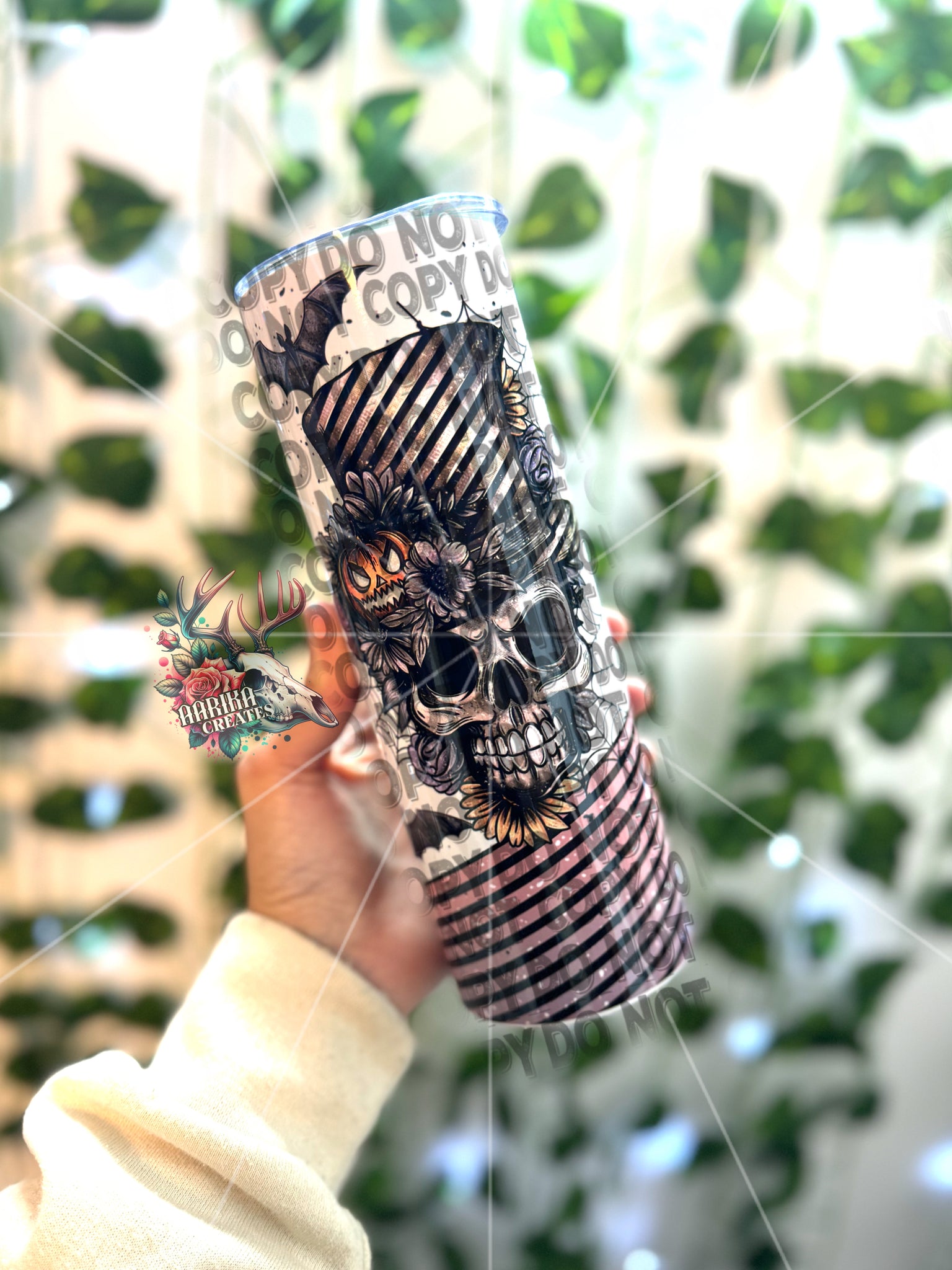 Top Hat Skelly Sublimation Tumbler