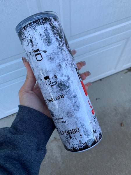 Cummins Filter 20oz Sublimation Tumbler