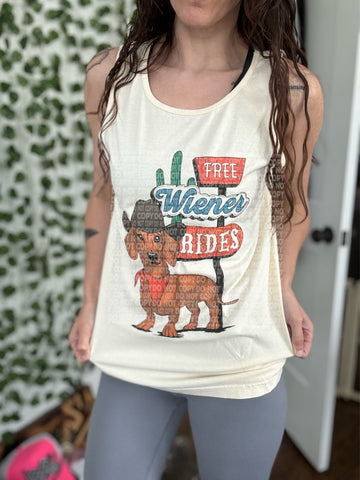 Wiener Rides Tank Top