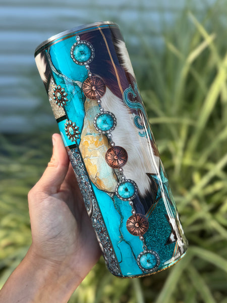 Stay Wild Mixed Media 24oz Tumbler RTS