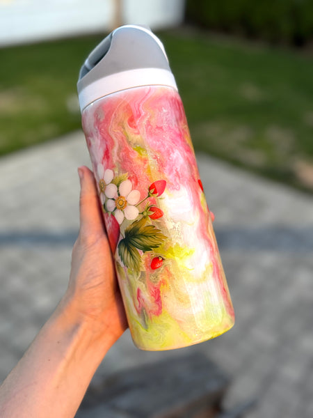 Strawberry Swirl 24oz Tumbler RTS