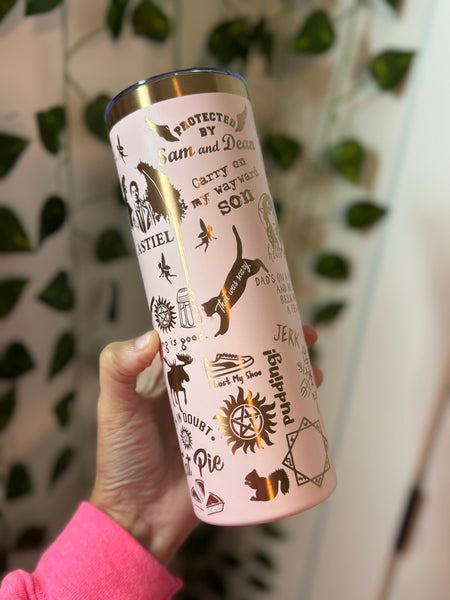 SPN Inspired Engraved Tumbler