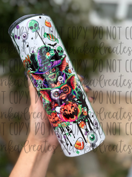 Candy First Chaos Later Sublimation Tumbler