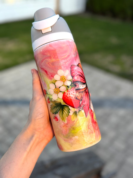 Strawberry Swirl 24oz Tumbler RTS