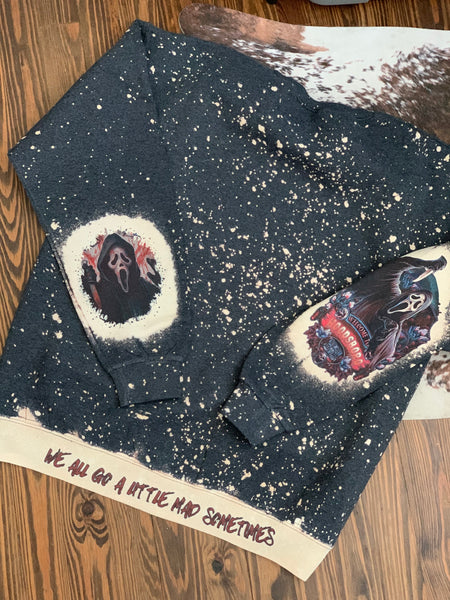 Ghostface Bleached Crewneck