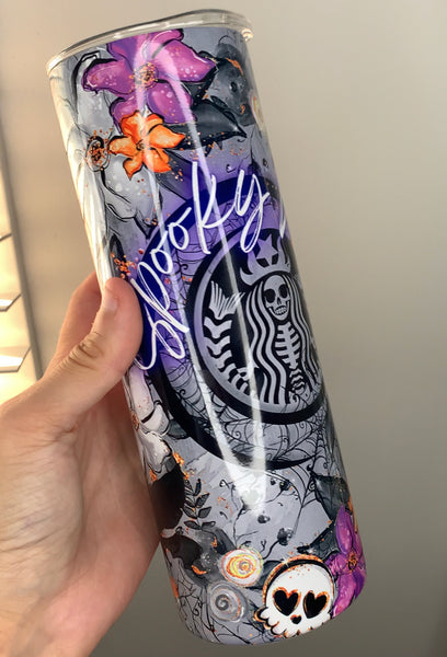 Spooky Vibes 20oz Sublimation Tumbler