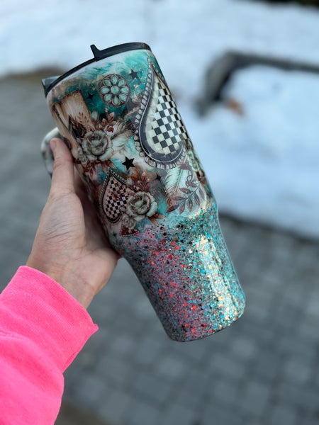 Rustic Spade 40oz Tumbler RTS