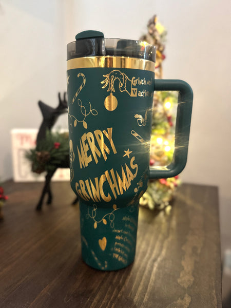 Merry G Mas Engraved Tumbler