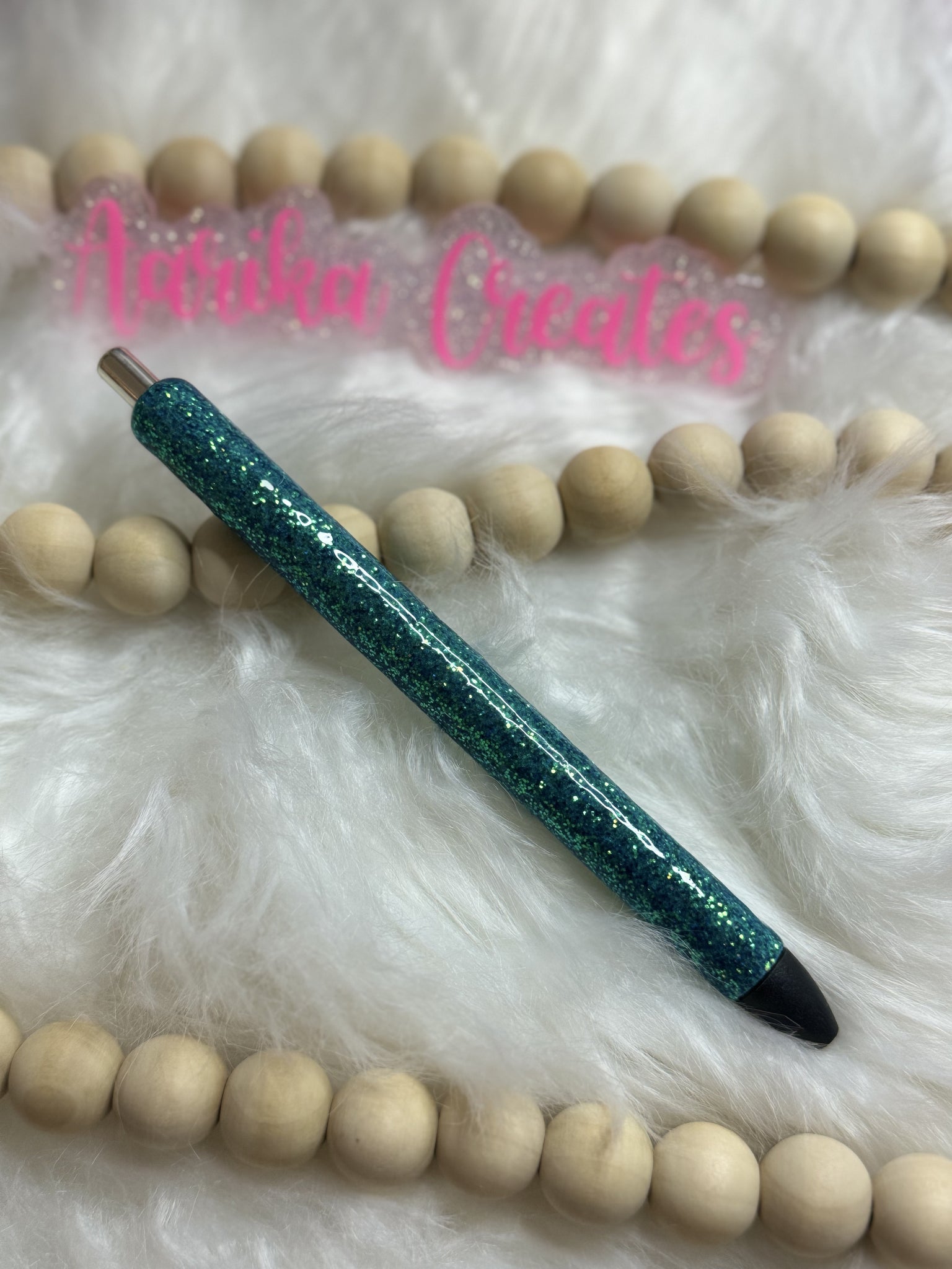 Blue Lagoon Glitter Pen