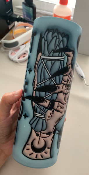 Sage and Hood Sublimation Tumbler