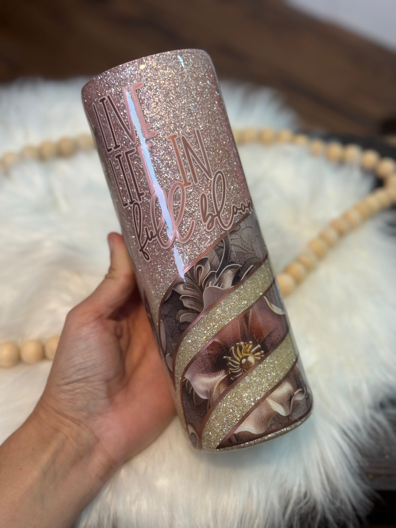 Live Life Full Bloom Tumbler RTS