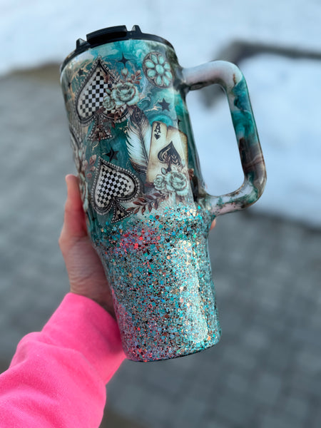 Rustic Spade 40oz Tumbler RTS