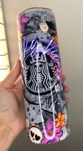 Spooky Vibes 20oz Sublimation Tumbler