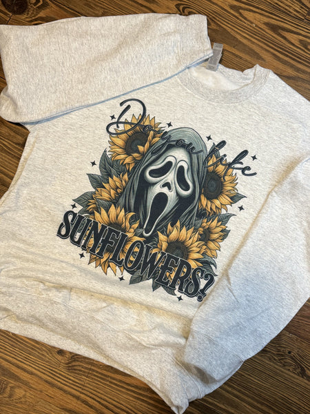 Sunflower ghosty Crewneck