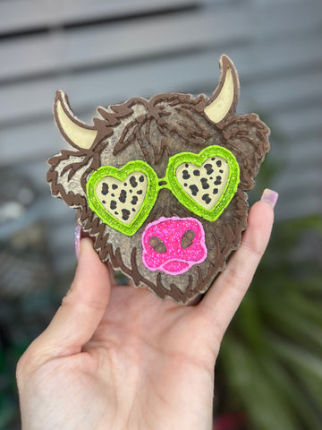 Highland With Leopard Sunnies Freshie