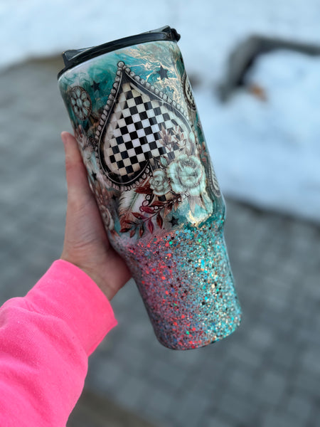Rustic Spade 40oz Tumbler RTS