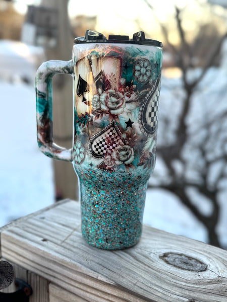 Rustic Spade 40oz Tumbler RTS