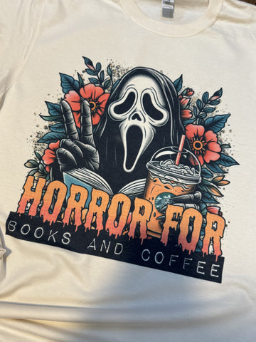 Horror for Books and Coffee Ghosty T-Shirt