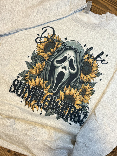 Sunflower ghosty Crewneck