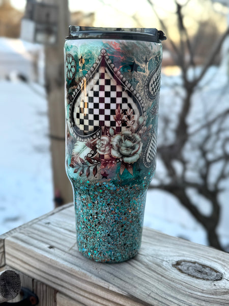 Rustic Spade 40oz Tumbler RTS