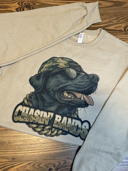 Band Chasin Black Lab Crewneck