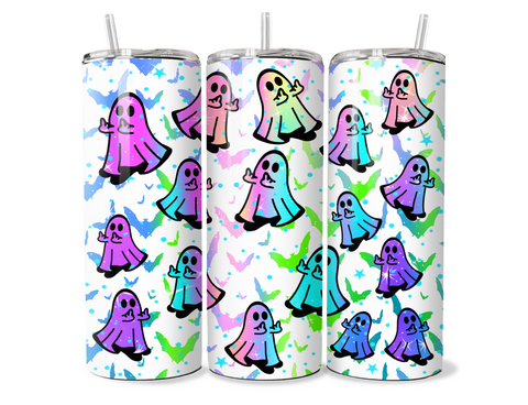 Flippin Ghosts Sublimation Tumbler