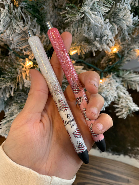 Christmas tree cakes Glitter Pen