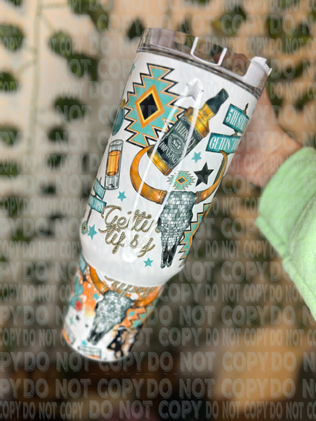 Tipsy 40oz Sublimation Tumbler