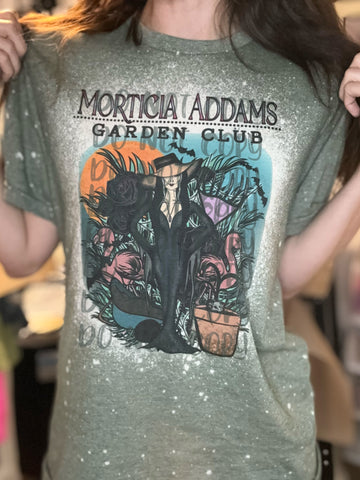 Morticia Garden Club Bleached T-Shirt