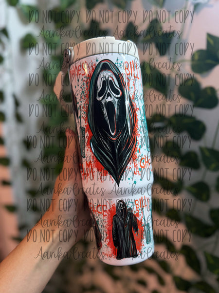 Ghosty Boy Sublimation Tumbler