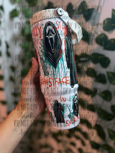 Ghosty Boy Sublimation Tumbler