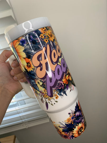 Floral Hocus Sublimation Tumbler